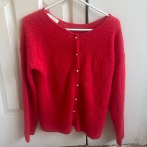 Sezane Gaspard Cardigan, Red Size S